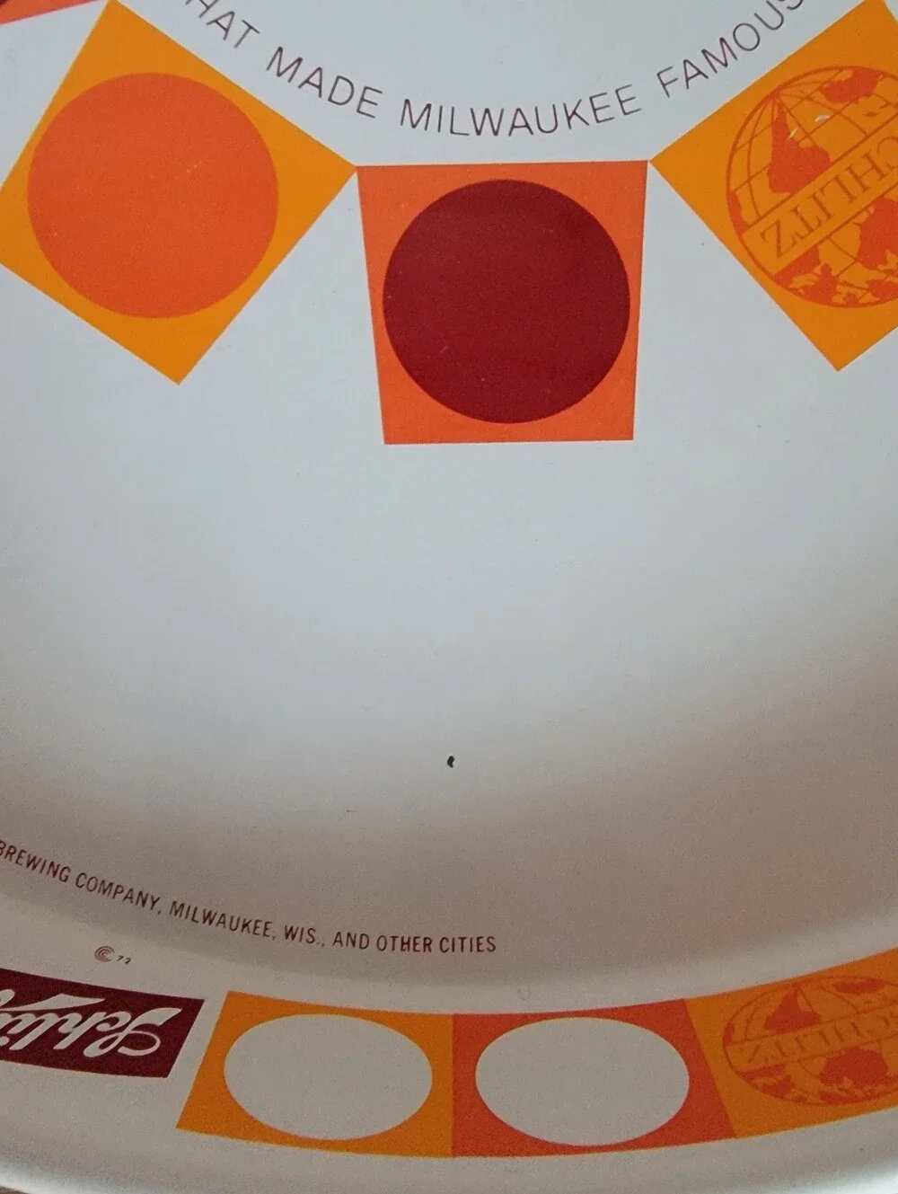 Schlitz Retro Logo Serving Tray